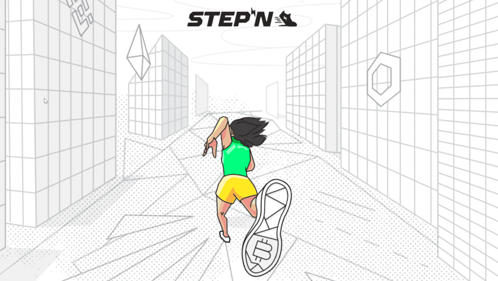 STEPN nft play to earn logo